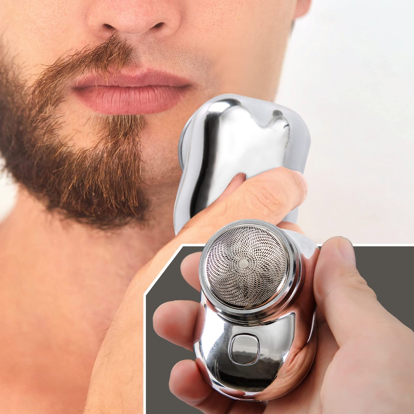Mini Shave Portable Shaver Wet and Dry Men Is USB Rechargeable Shaver