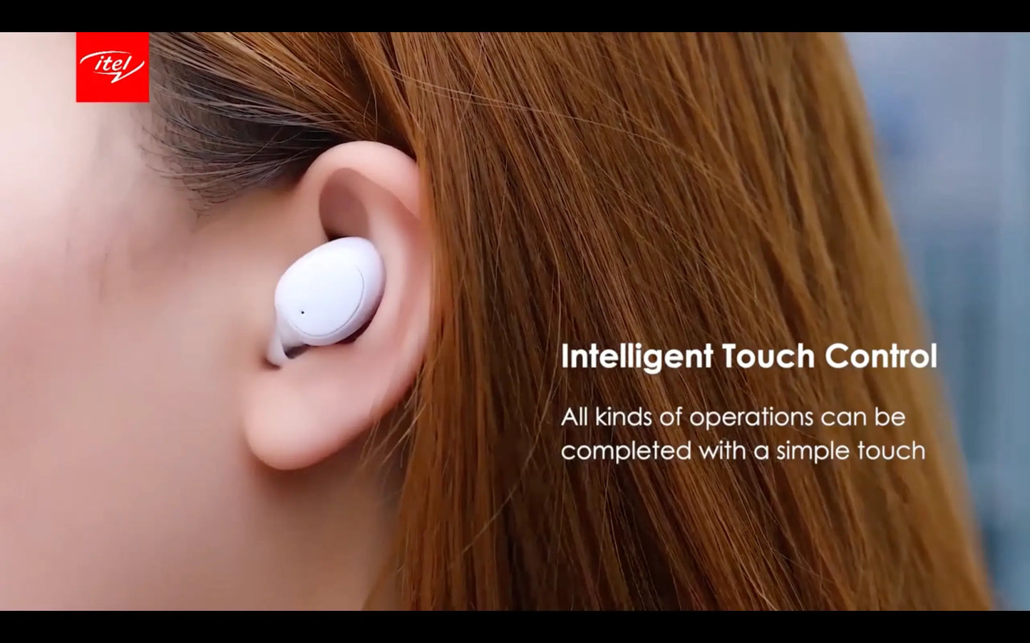 Itel T1 Earbuds - Wireless Bluetooth 5.1, 20H Playtime