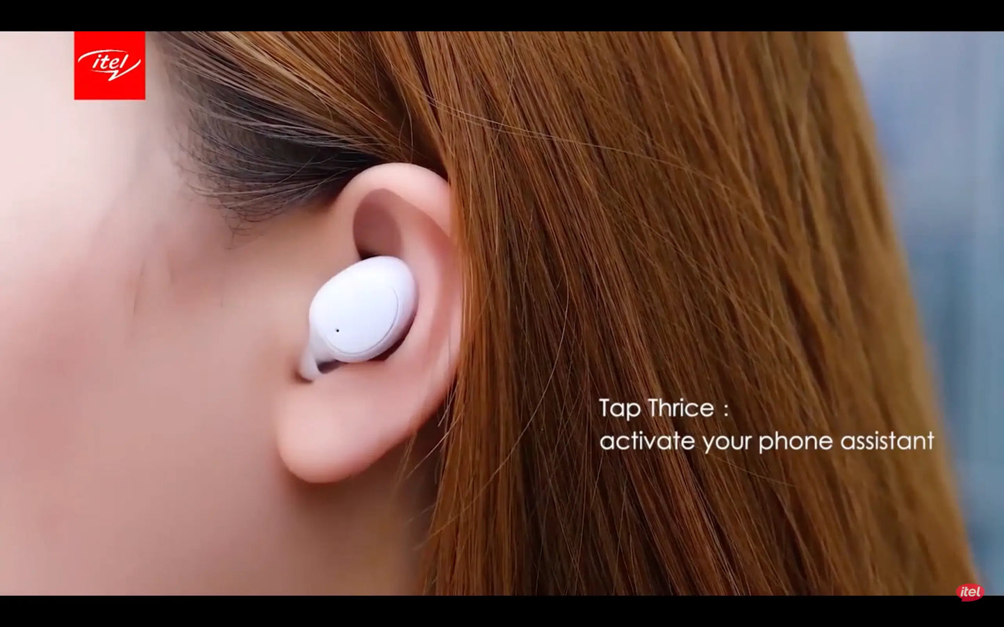 Itel T1 Earbuds - Wireless Bluetooth 5.1, 20H Playtime