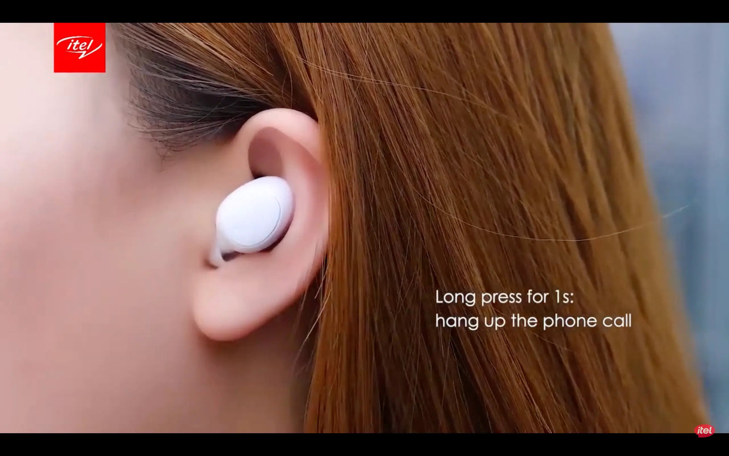 Itel T1 Earbuds - Wireless Bluetooth 5.1, 20H Playtime