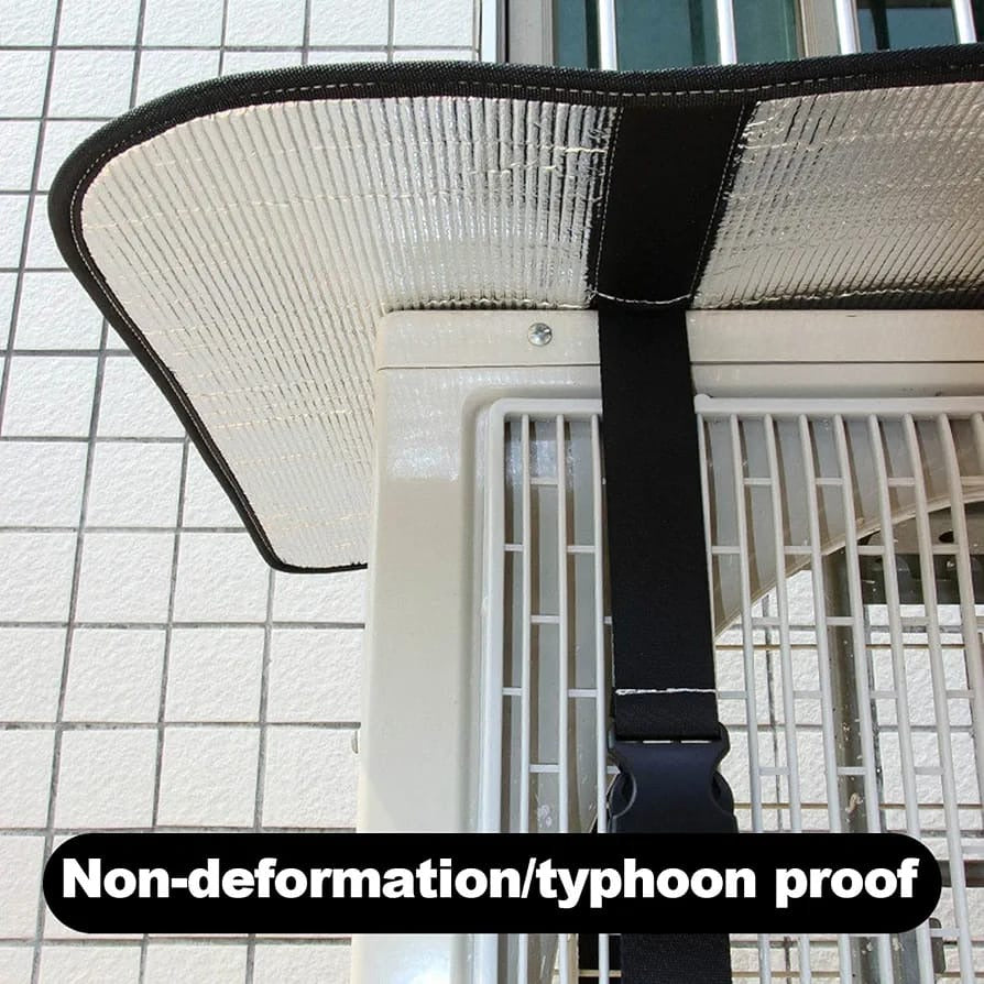 Ac Outdoor Sunlight Shade Protector Heat Insulation With Adjustable Buckle Rain Cover