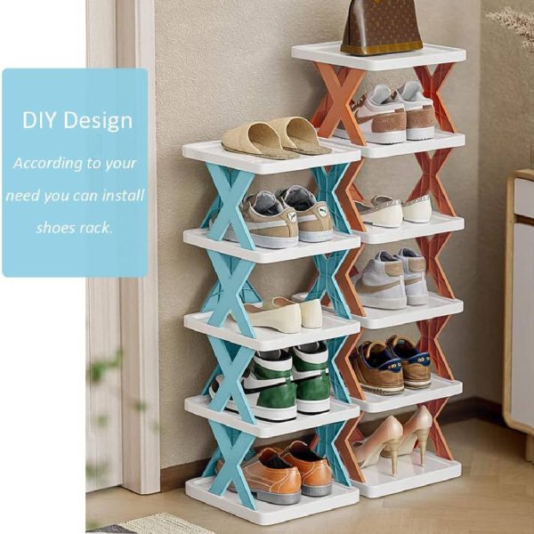 Stackable Shoe Rack (4, 5, 6 Layers)