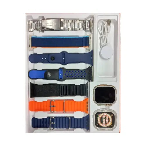 S100 7 in 1 Smart Watch Ultra 2 49MM Metallic Case