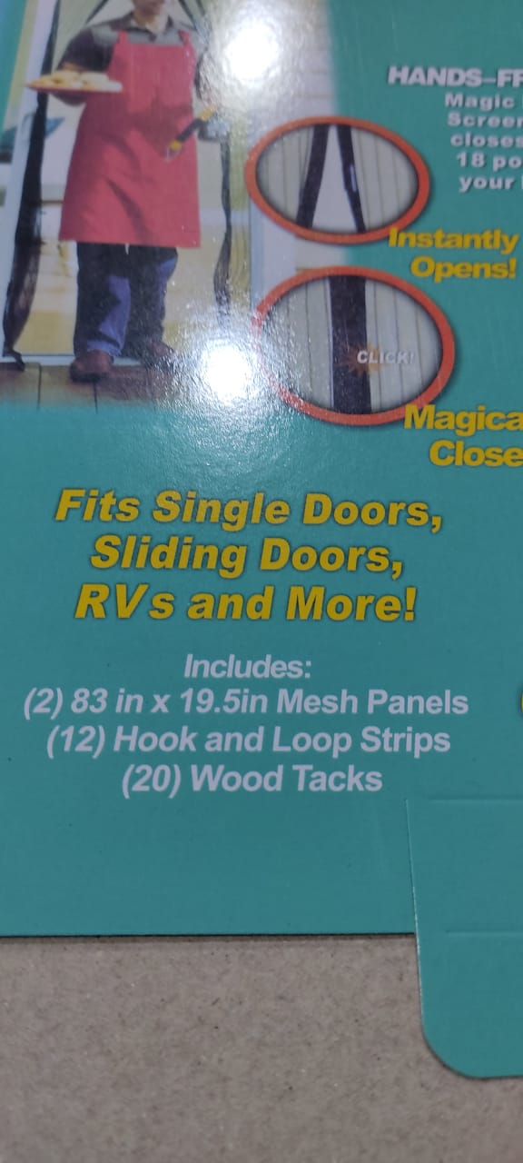 Magic Mesh Curtain Keep Bugs Out