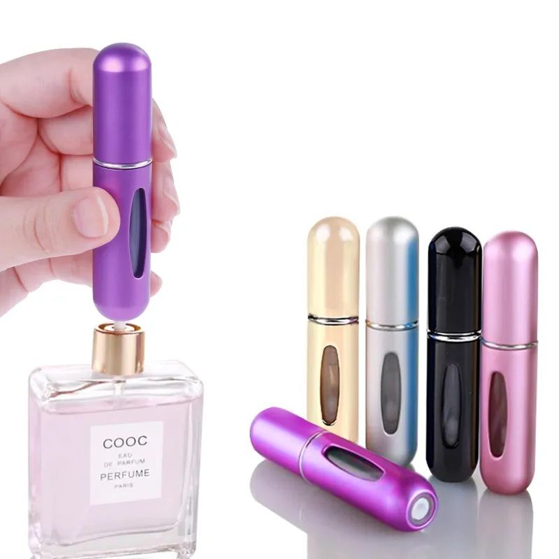 Mini Refillable Perfume Bottle For Travel, Pack of 3 Pcs