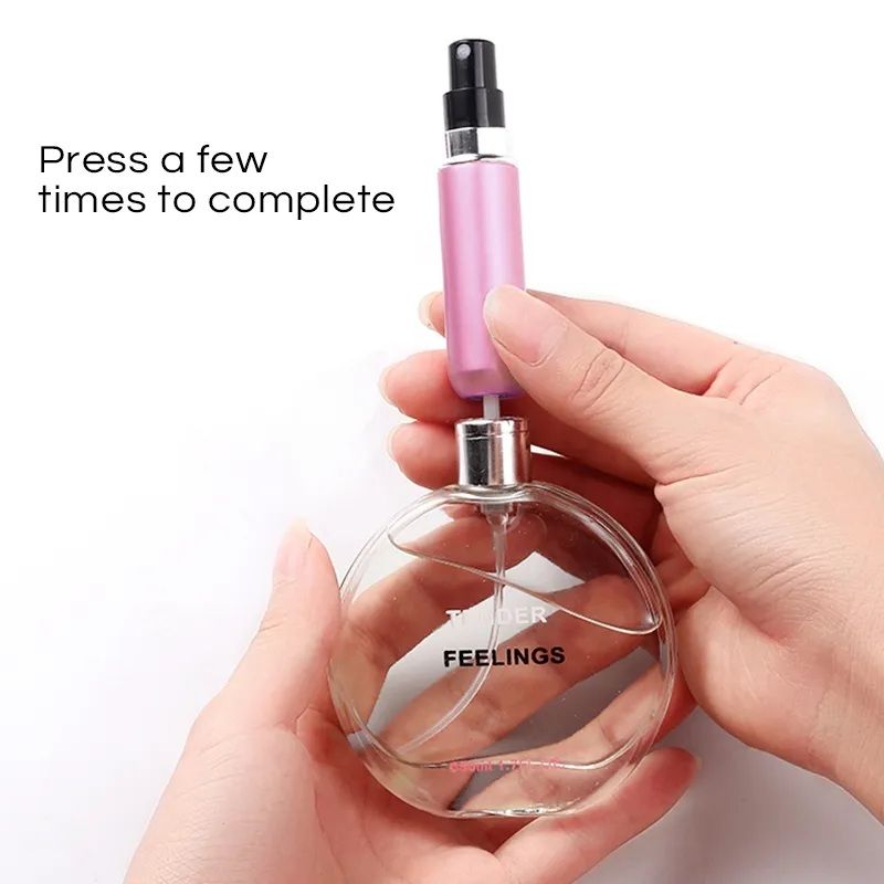 Mini Refillable Perfume Bottle For Travel, Pack of 3 Pcs