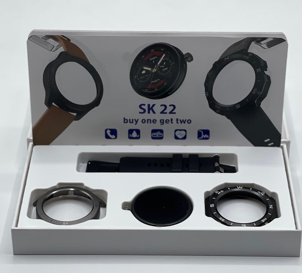 SK22 2 in 1 Smart Watch With Bluetooth Calling