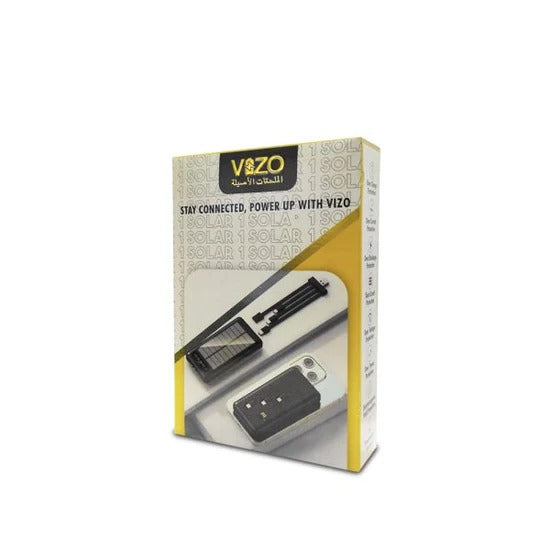 Vizo Solar Power Bank For Mobile Phone 10,000 Mah