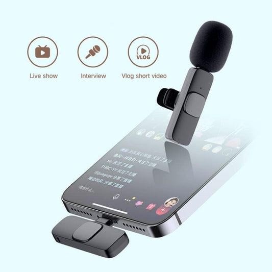 K9 Dual Wireless Mic Plug & Play Usb Type C