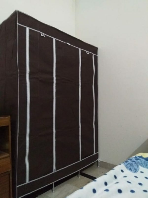 3-Door Foldable Closet Wardrobe