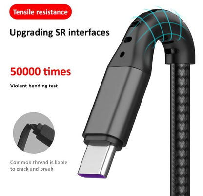 3 In 1 Usb Fast Charging Cable – Lightning, Micro USB & Type-C