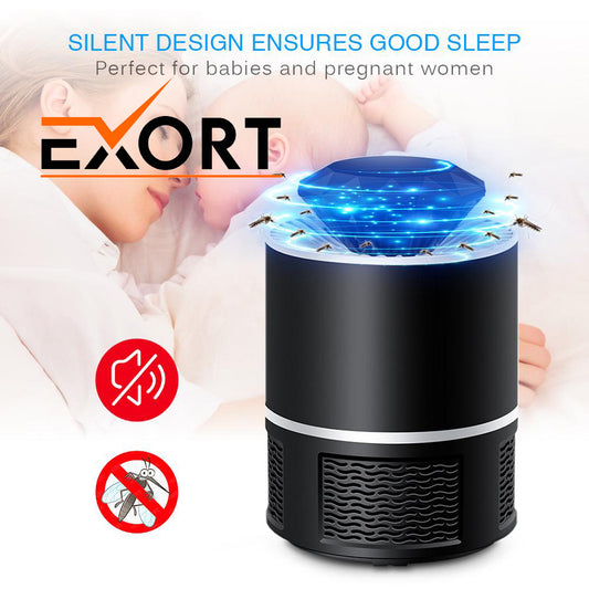 Electric Mosquito Killer Lamp with USB Power Suction Fan No Zapper Child Safe