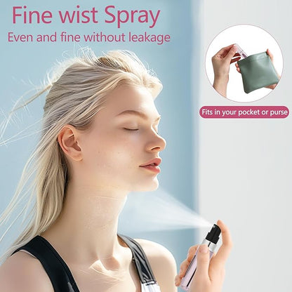 Mini Refillable Perfume Bottle For Travel, Pack of 3 Pcs