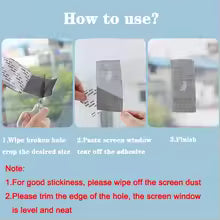 Mesh Roll Tape Window Screen Repair Patch Keep Mosquitoes Out - 2 Meter Roll