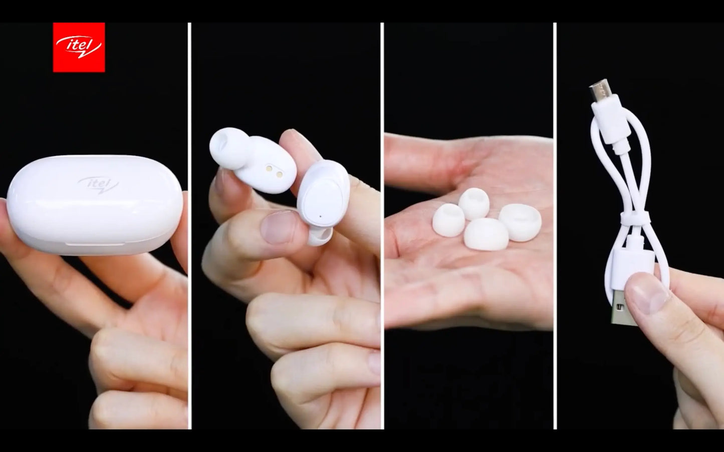 Itel T1 Earbuds - Wireless Bluetooth 5.1, 20H Playtime