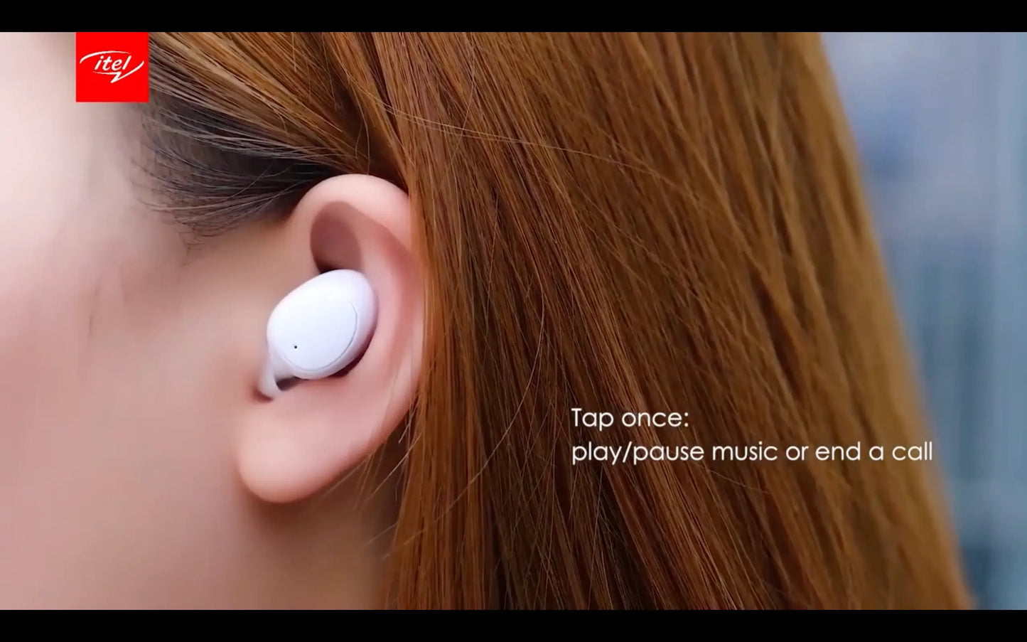Itel T1 Earbuds - Wireless Bluetooth 5.1, 20H Playtime