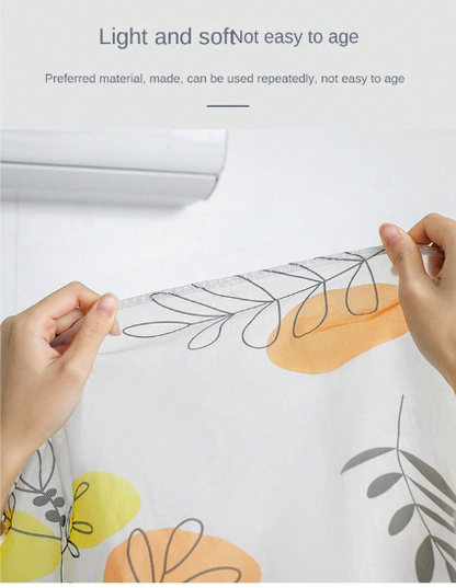 Air Conditioner Indoor Protective Dust Cover (random Print) 1 Ton