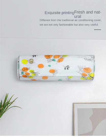 Air Conditioner Indoor Protective Dust Cover (random Print) 1 Ton