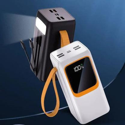 Aspor A350 | 50,000mah – Fast Charging With Built-in Flashlight Power Bank For Mobile And Laptops