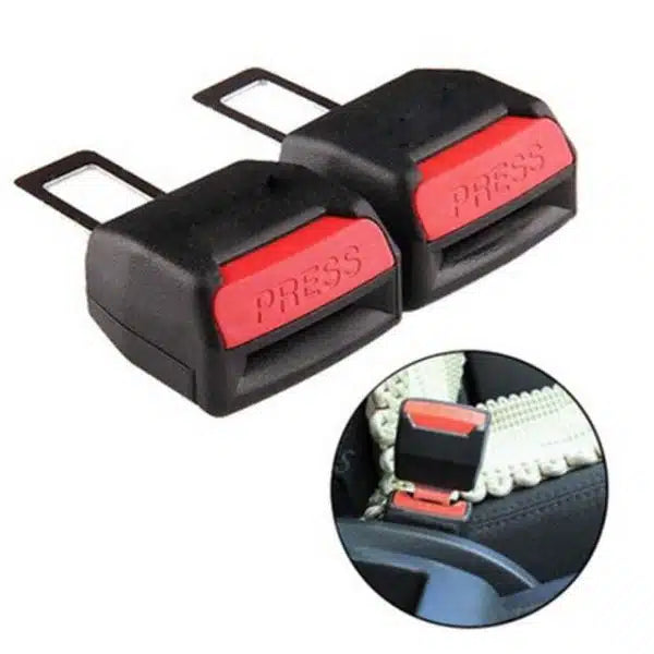 2 Pcs Car Seat Belt Clip Extender Safety Lock Buckle
