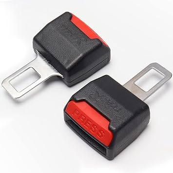 2 Pcs Car Seat Belt Clip Extender Safety Lock Buckle