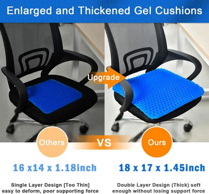 Egg Sitter Seat Cushion – Breathable Gel Pressure Relief Cushion