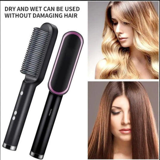 Original 909 Brush Hair Straightener Brush For Girls Comb Style