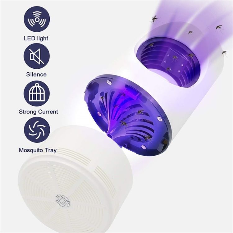 Electric Mosquito Killer Lamp with USB Power Suction Fan