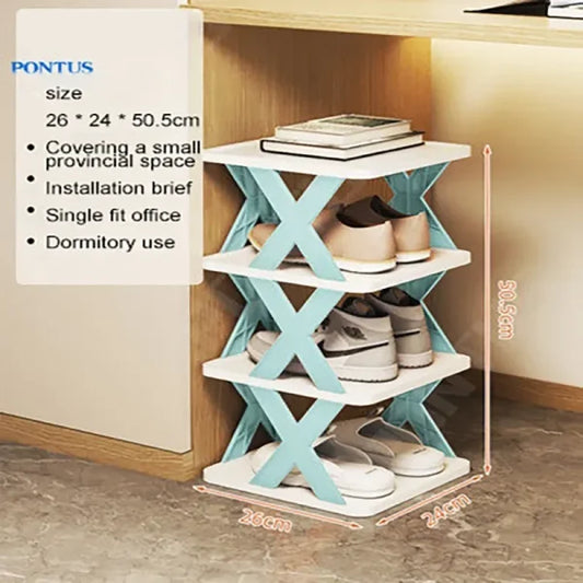 Stackable Shoe Rack (4, 5, 6 Layers)