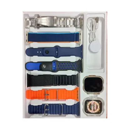 S100 7 in 1 Smart Watch Ultra 2 49MM Metallic Case