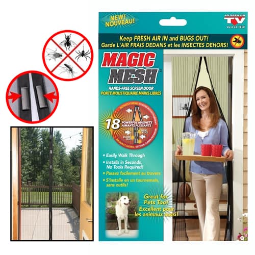 Magic Mesh Curtain Keep Bugs Out