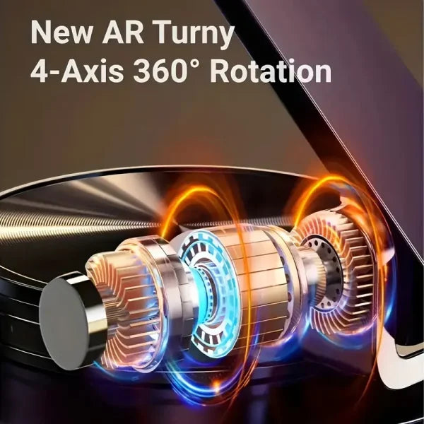360° Rotating Mobile Stand - Stainless Steel Phone/Tablet Holder