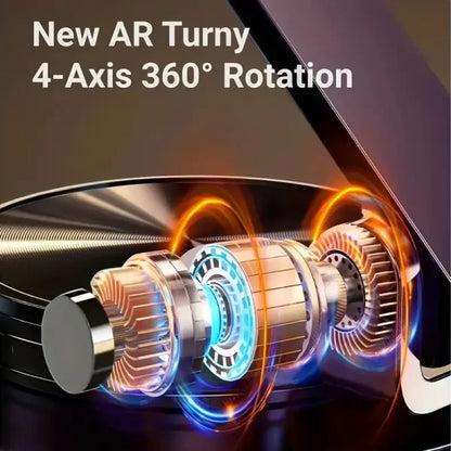 360° Rotating Mobile Stand - Stainless Steel Phone/Tablet Holder
