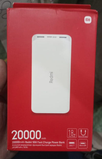 Redmi Mi Power Bank Fast Charging For Mobile Phones (20,000mah)