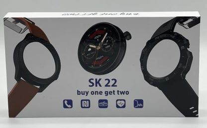 SK22 2 in 1 Smart Watch With Bluetooth Calling