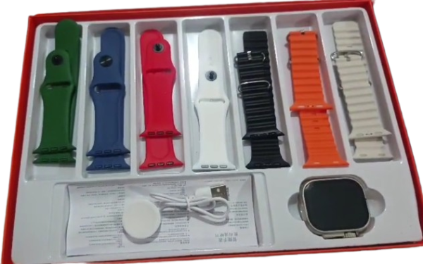 S100 7 in 1 Smart Watch Ultra 2 49MM Metallic Case
