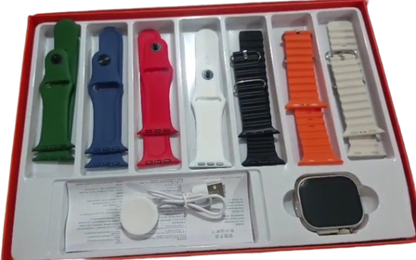 S100 7 in 1 Smart Watch Ultra 2 49MM Metallic Case