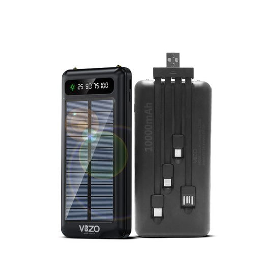 Vizo Solar Power Bank For Mobile Phone  10,000 Mah