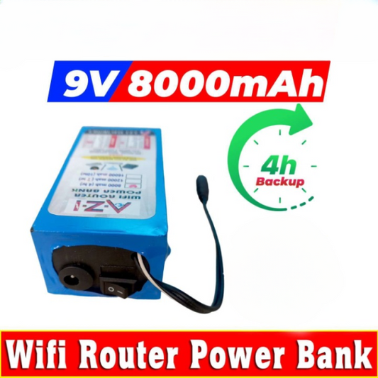 Wifi Router Power Bank 9v 8000mah